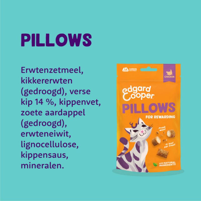 Edgard & Cooper Pillow - Kattensnack - 60 - kip