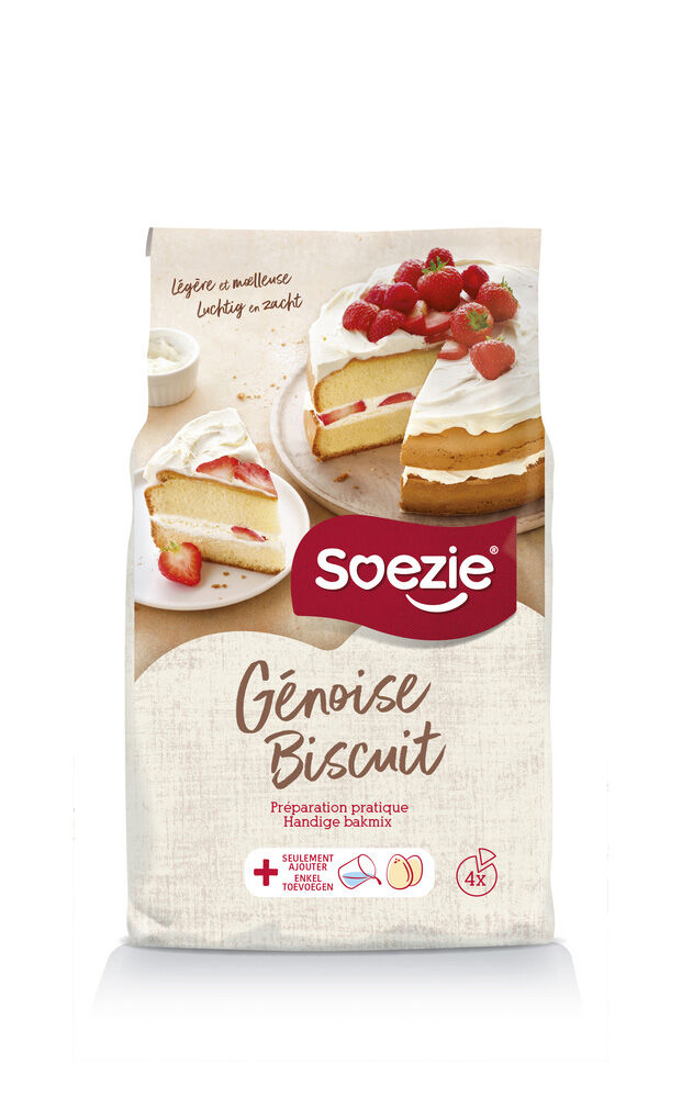 Soezie Mix voor biscuit - Bakmixen Soezie Mix voor biscuit - Bakmixen