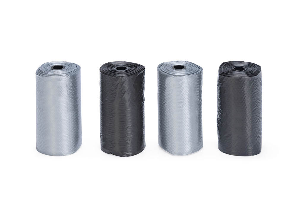 Beeztees Navulling - Poepzakjes - 80 - Zwart Grijs