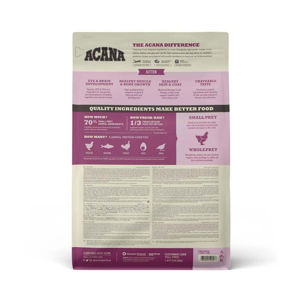 Acana First Feast Cat - Kattenvoer - 1.8 - haring, kip