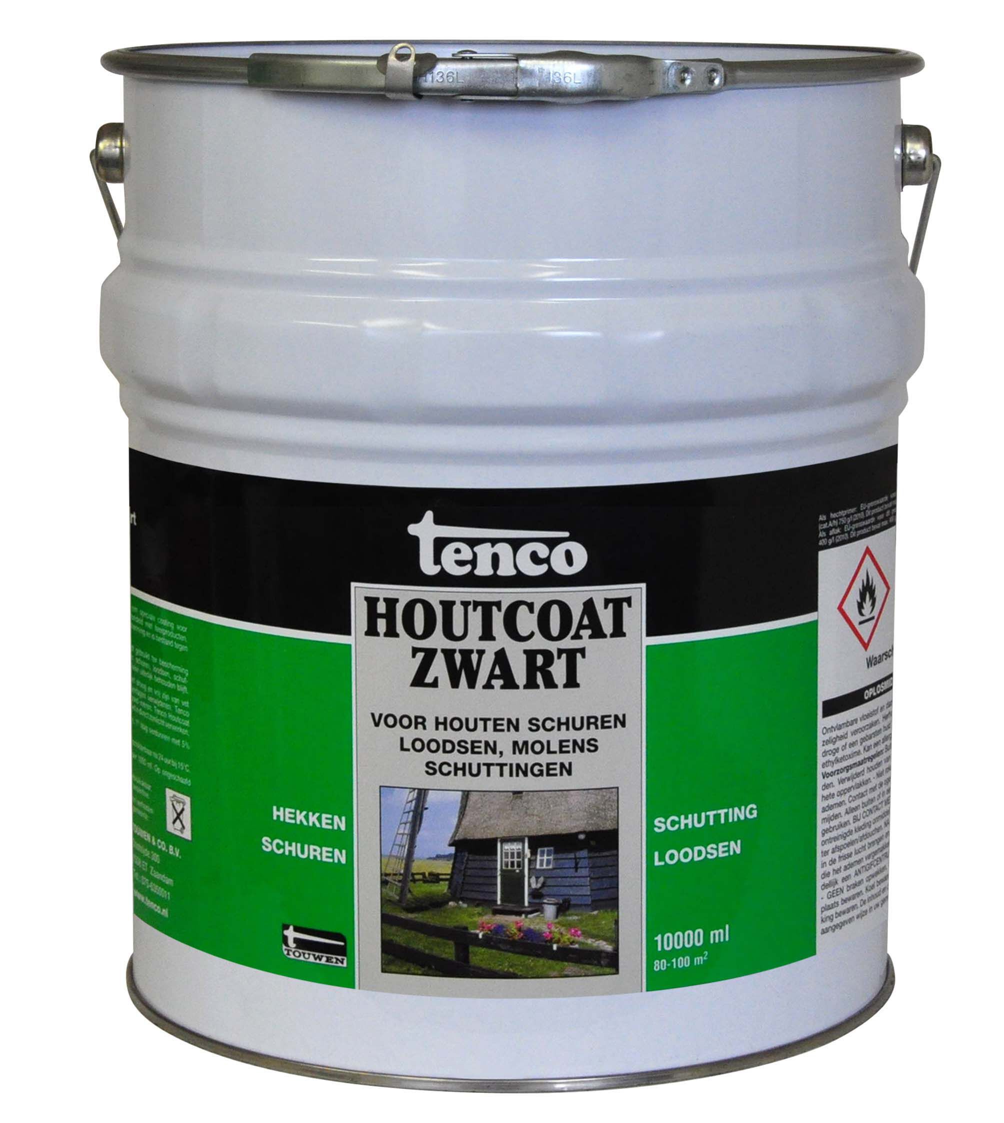Tenco - Houtcoat - 10 - Zwart Tenco - Houtcoat - 10 - Zwart
