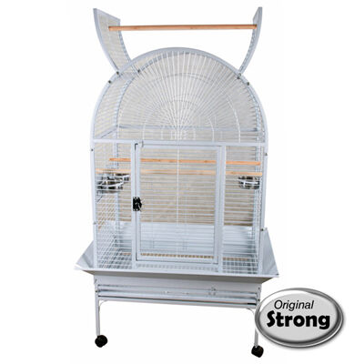 STRONG Villa Isa - Papegaaienkooi - 103x72x156cm - Metaal - Wit