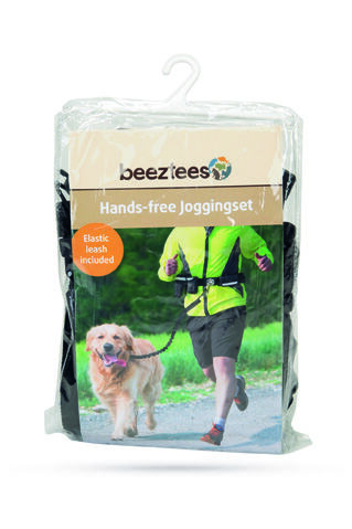 Beeztees - Handfree Joggingset - Hondenriem - Medium - 100 cm