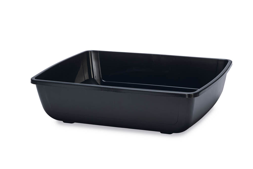 Beeztees  Eco Juliet - Kattenbak - Lichtblauw/zwart - 1x48x1 cm