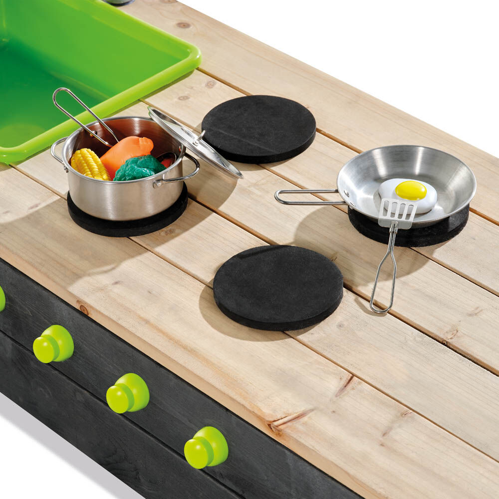 Exit Aksent - Zandbak - Zwart - 29x140x200 cm