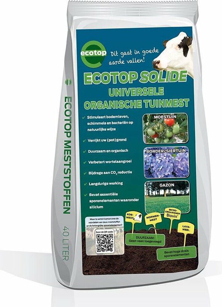 Ecotop Solide - Universele Organische Tuinmest Ecotop Solide - Universele Organische Tuinmest