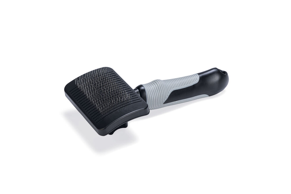 Beeztees - Zelfreinigende slicker hondenborstel - 1.00 cm - null - 18.00 cm - 1.00 cm