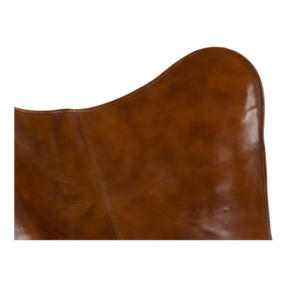 Lesli Living Buffalo - Relaxstoel - 1.00 cm - Bruin - 75.00 cm - 75.00 cm