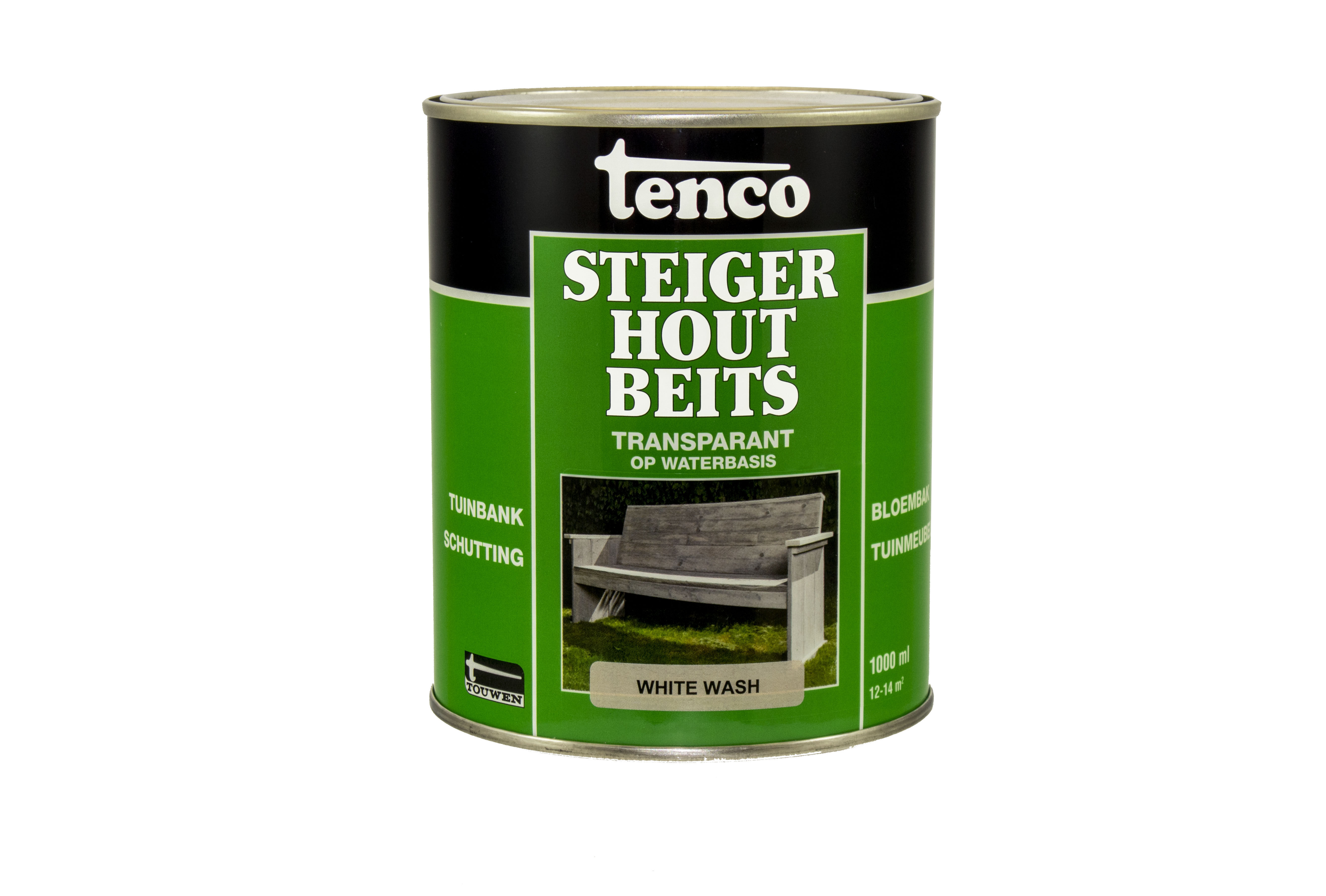 Tenco - Steigerhoutbeits - 1 - Wit Tenco - Steigerhoutbeits - 1 - Wit