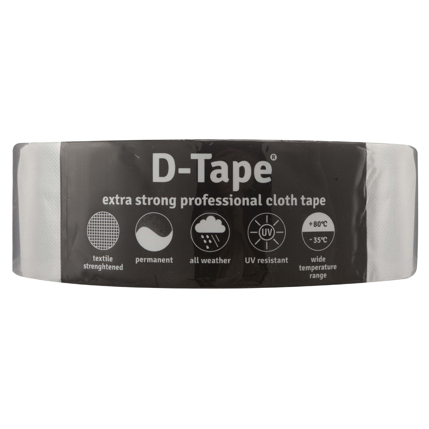 Deltafix D-tape Permanent 50mm 50m - Tape - Grijs - 16x5x16 cm - 50 cm