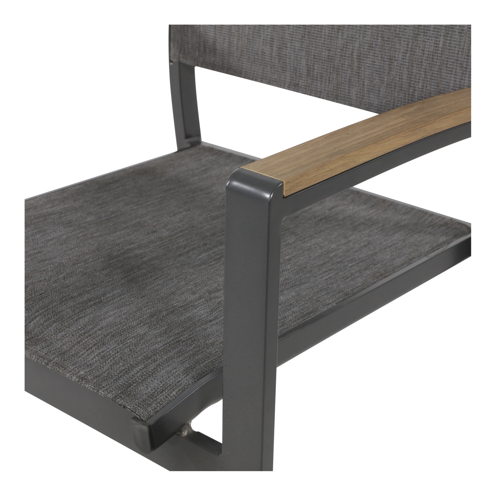 Lesli Living Arezzo - Tuinstoel - 1.00 cm - Grijs - 57.00 cm - 62.00 cm