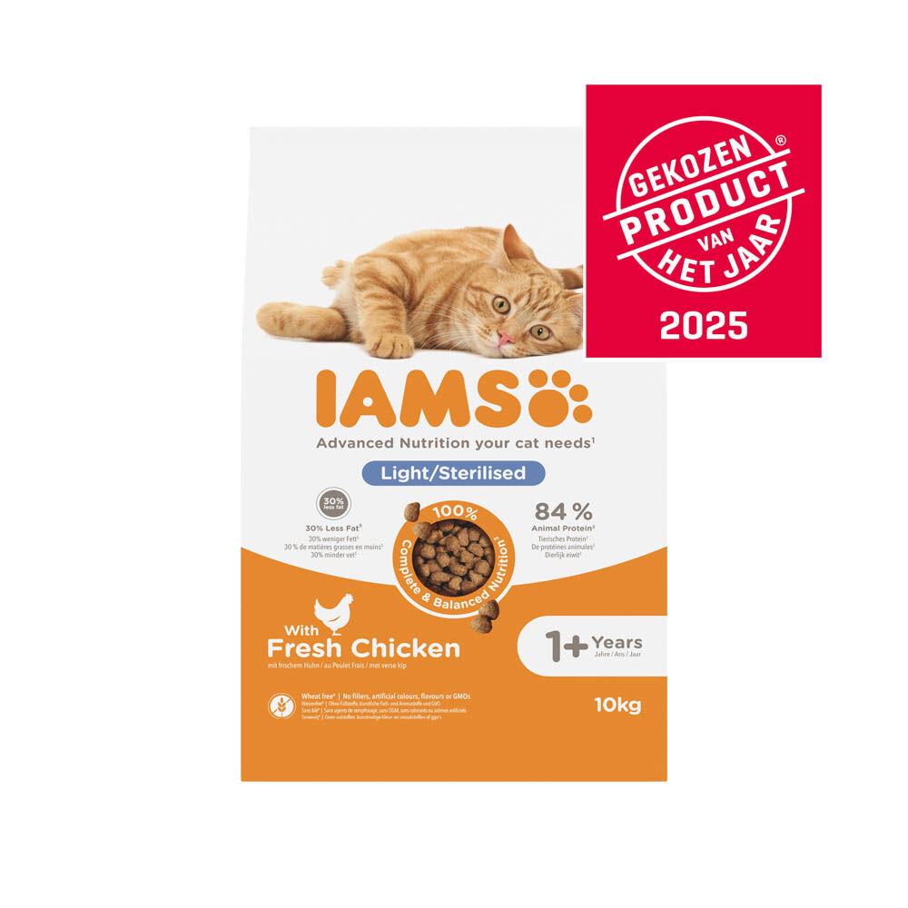 IAMS Adult Sterilised - Kattenvoer - Kip - 10 kg