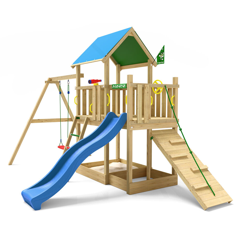 Jungle Gym Kongsberg Douglas - Speeltoestel - Blauw