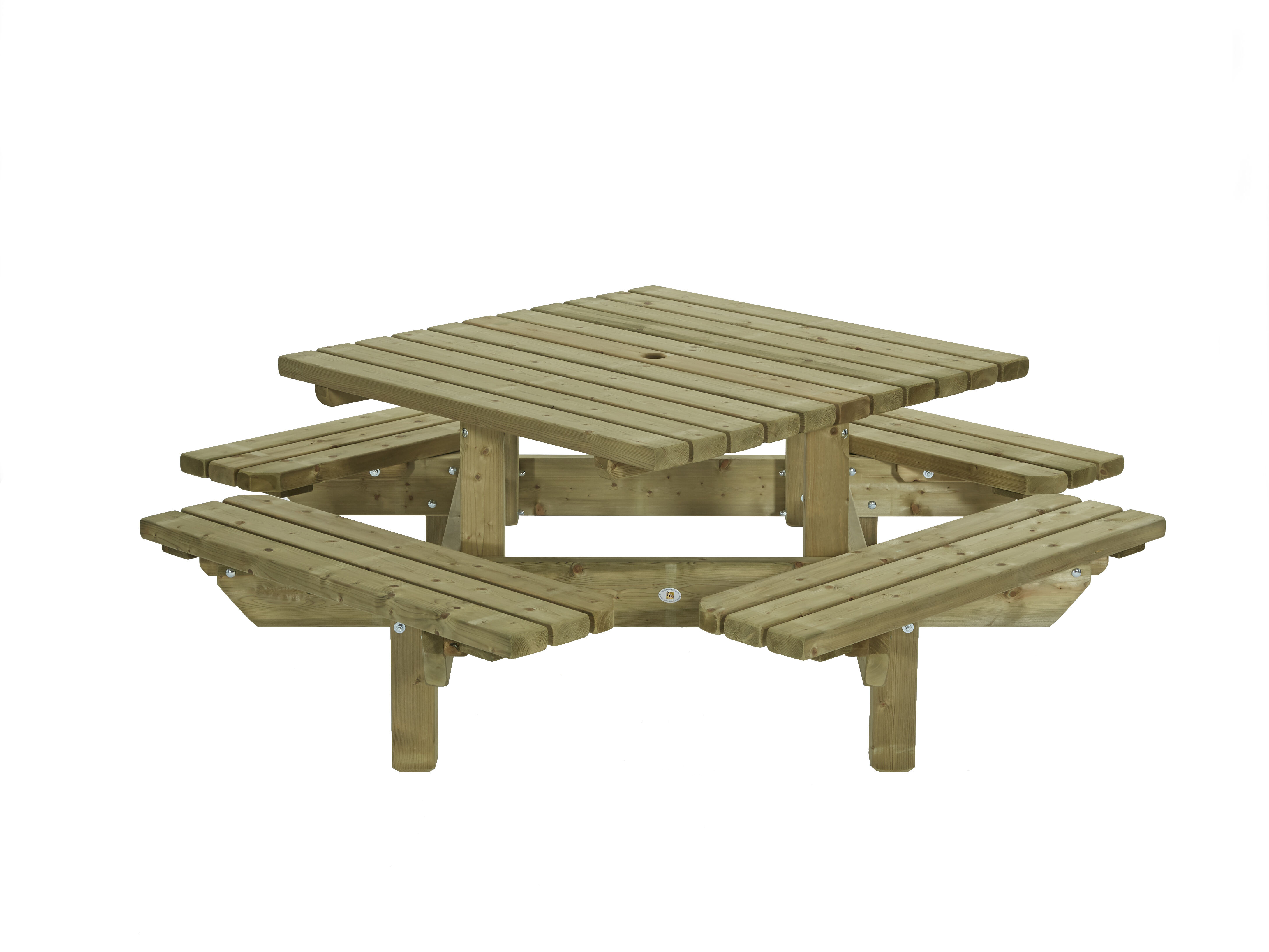 Talen   - Picknicktafel - 76x195x195 cm Talen   - Picknicktafel - 76x195x195 cm