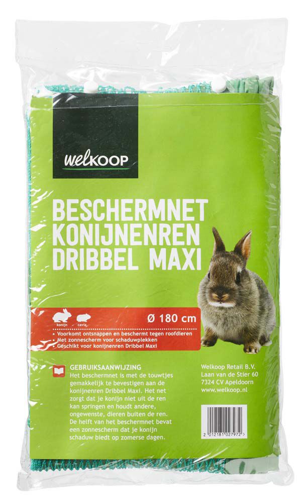 Welkoop Dribbel Maxi Konijnenren - Beschermnet Welkoop Dribbel Maxi Konijnenren - Beschermnet