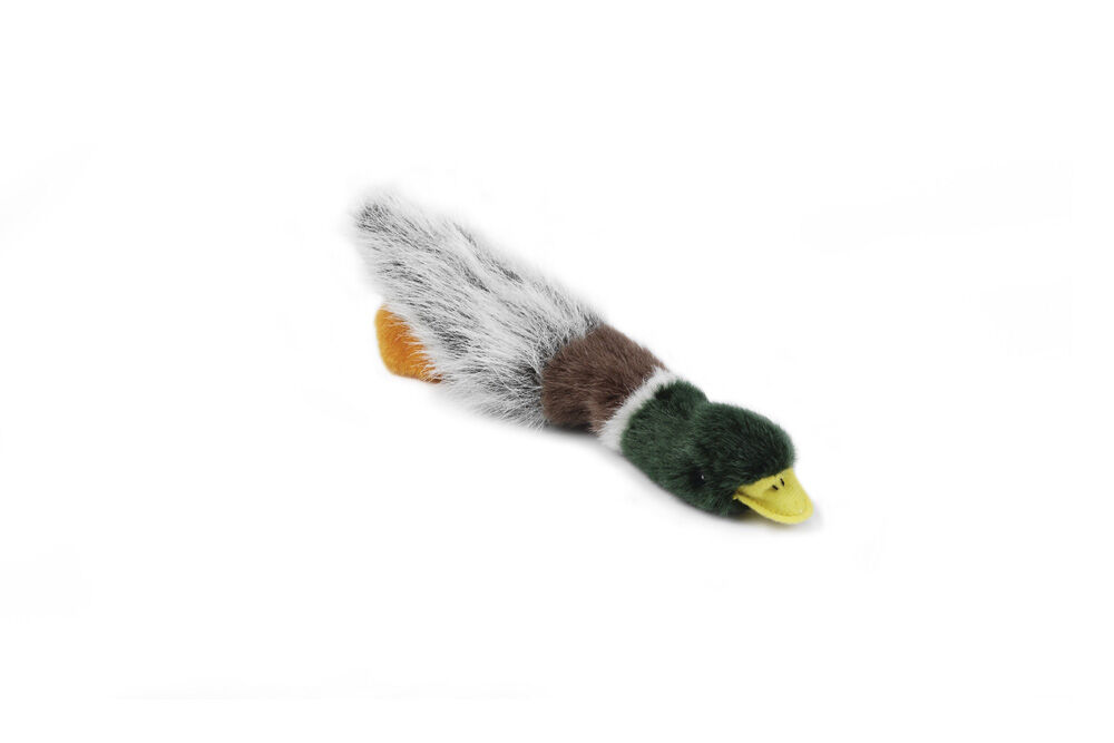 Beeztees Flatino Eend - Knuffel - Hondenspeelgoed - multi - 3x10x11 cm - M Beeztees Flatino Eend - Knuffel - Hondenspeelgoed - multi - 3x10x11 cm - M