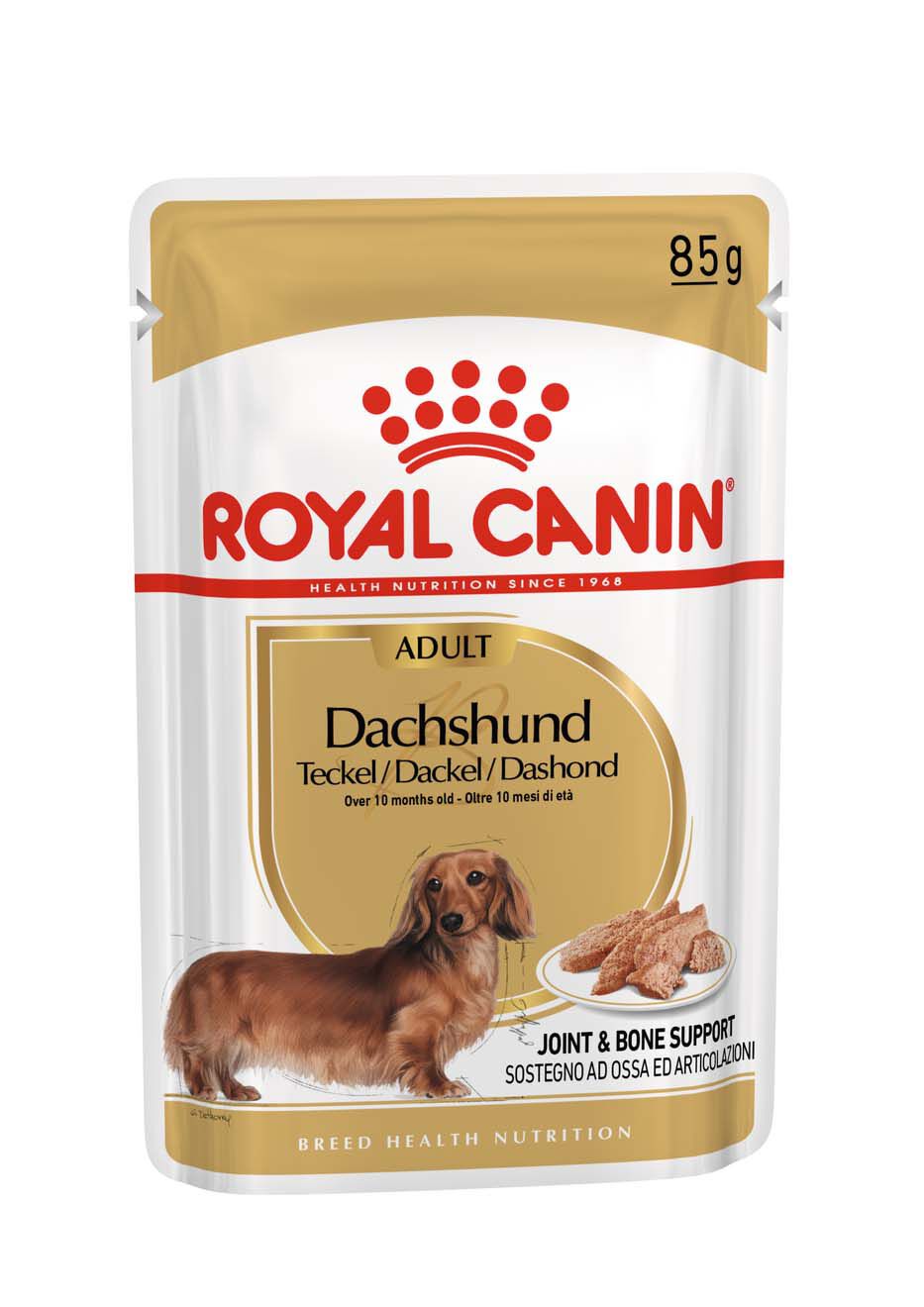 Royal Canin Dachshund Adult Pouch - Hondenvoer Royal Canin Dachshund Adult Pouch - Hondenvoer