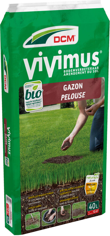 DCM Vivimus Gazon - Bodemverbeteraar - 40 L