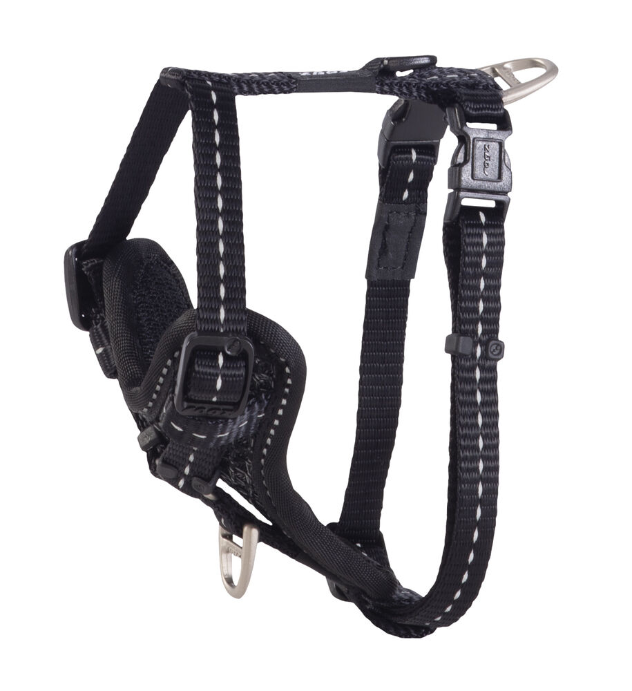 Rogz Utility Control - Hondentuig - zwart - 11 mm - 23 tot 37 cm Rogz Utility Control - Hondentuig - zwart - 11 mm - 23 tot 37 cm
