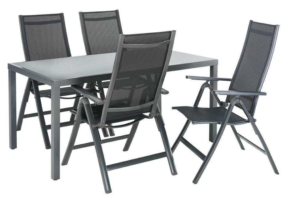 Lesli Living Carino - Tuinstoel - Antraciet - 6x4x2 cm