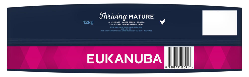 Eukanuba Dog Thriving Mature Large Breeds -  Hondenvoer - Kip - 12 kg