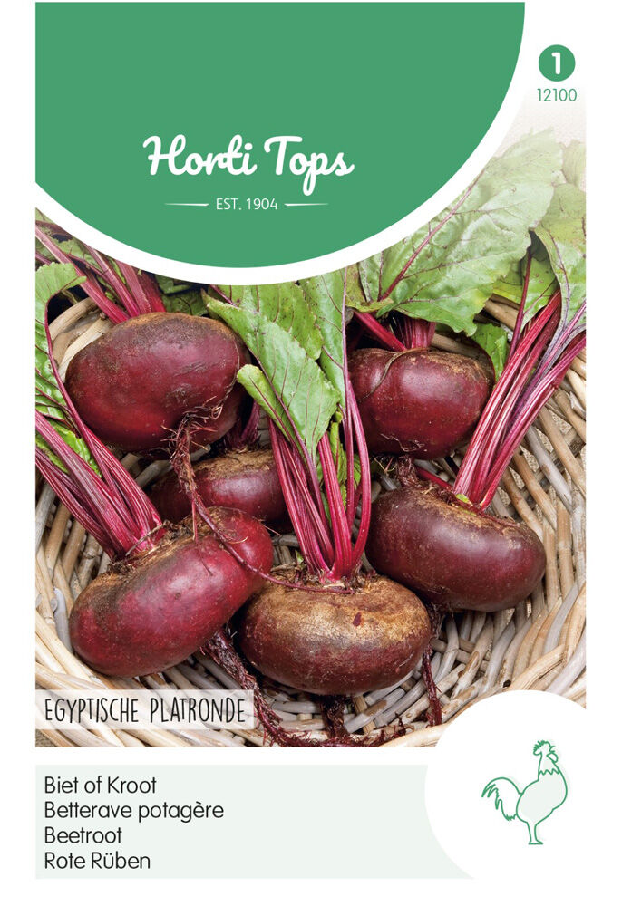 Hortitops Bieten Beta vulgaris Egyptische Platronde - Groentezaden Hortitops Bieten Beta vulgaris Egyptische Platronde - Groentezaden