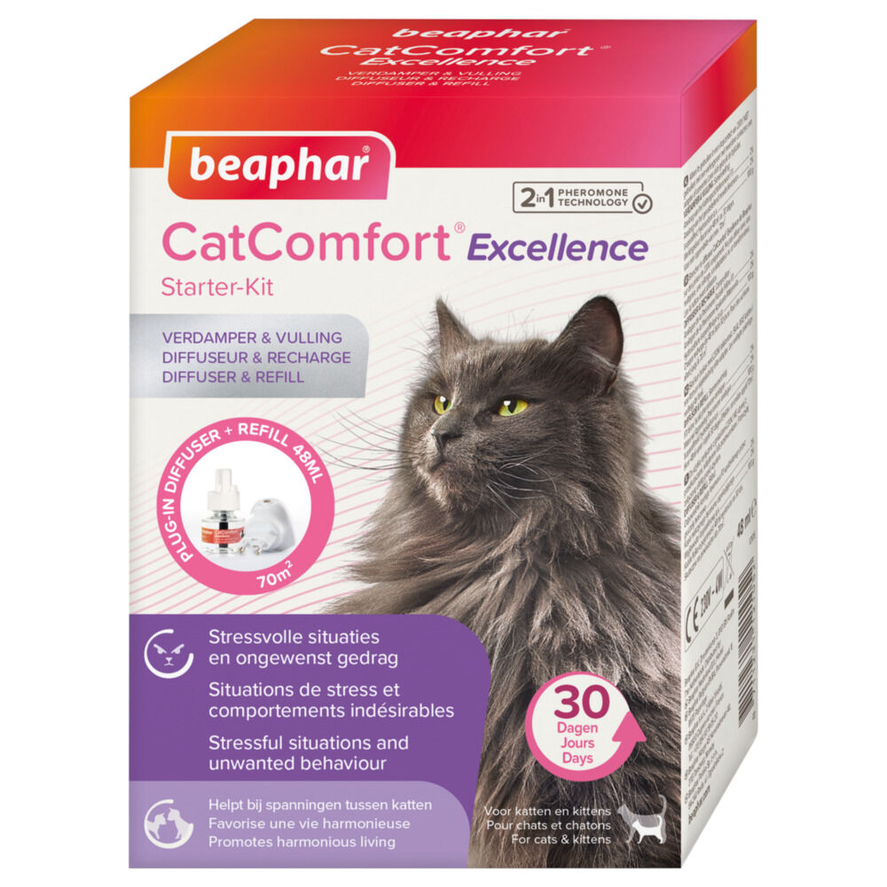 Beaphar CatComfort Excellence Starter-Kit - Kalmeringsmiddel Beaphar CatComfort Excellence Starter-Kit - Kalmeringsmiddel