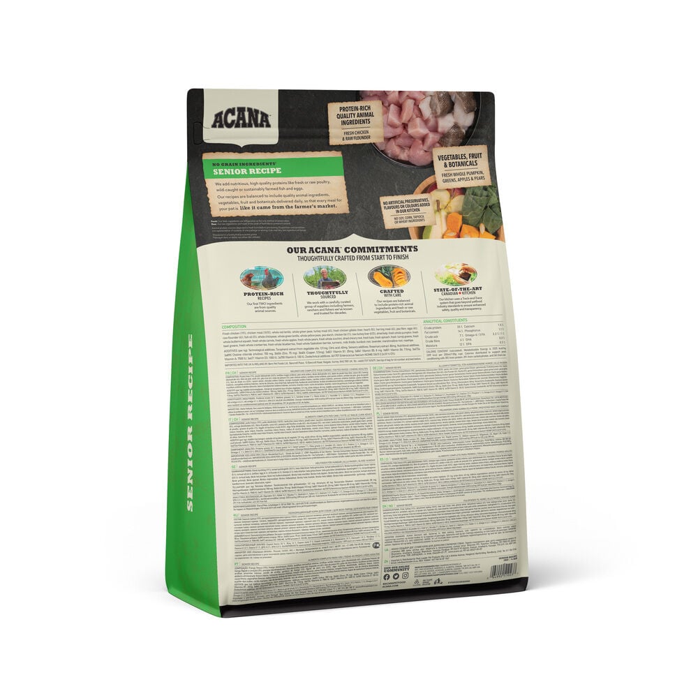 Acana Dog recipe Senior - Hondenvoer - Gevogelte - 2 kg