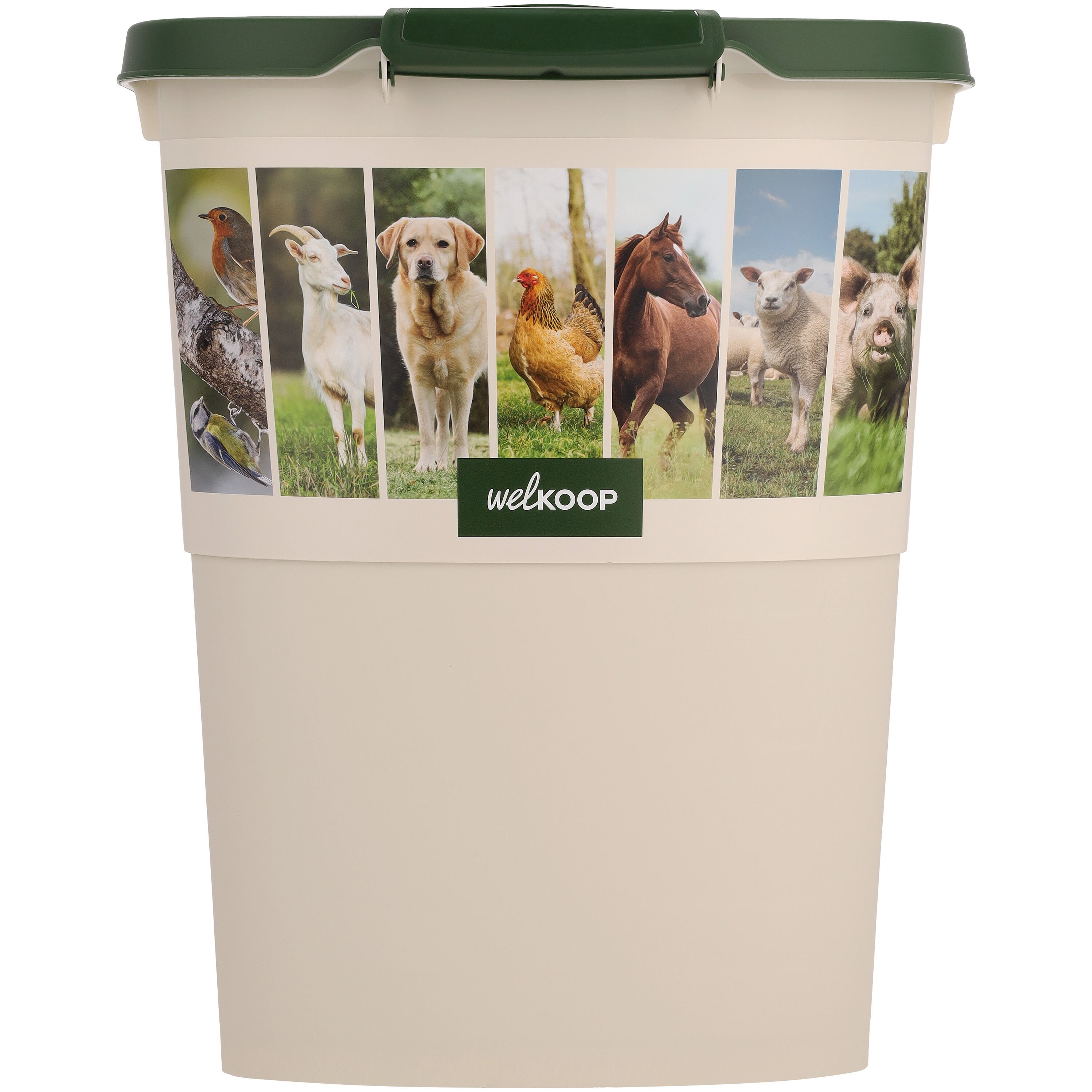 Welkoop - Voerton - 38.00 l - 50.00 cm - Wit Groen - 41.00 cm - 37.00 cm