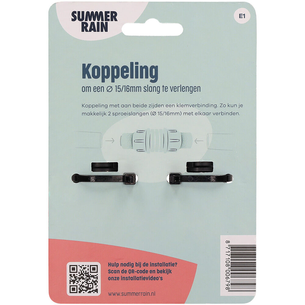 SummerRain - Slangkoppeling - 16 mm