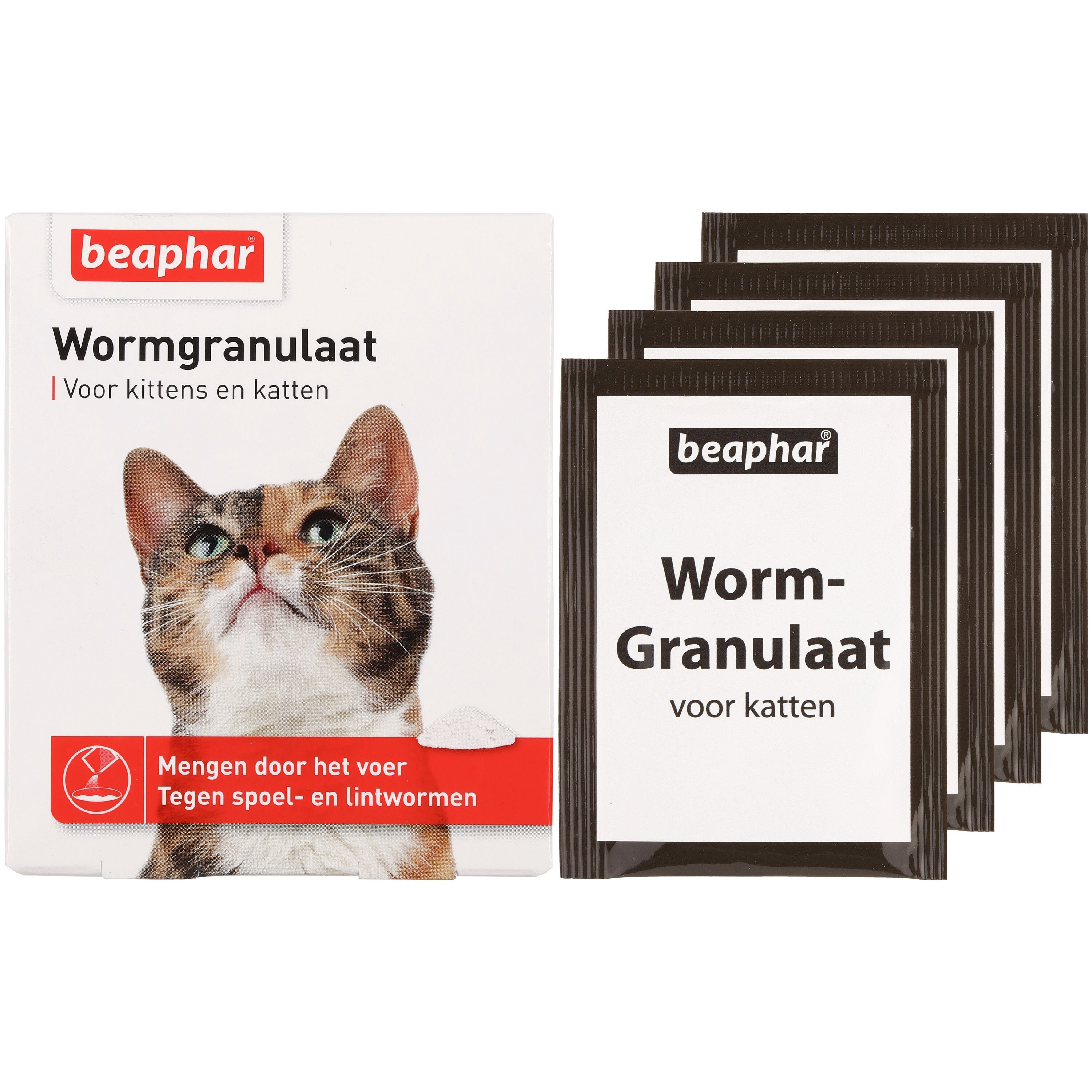 Beaphar - Granulaat - Ontwormen Kat 4x