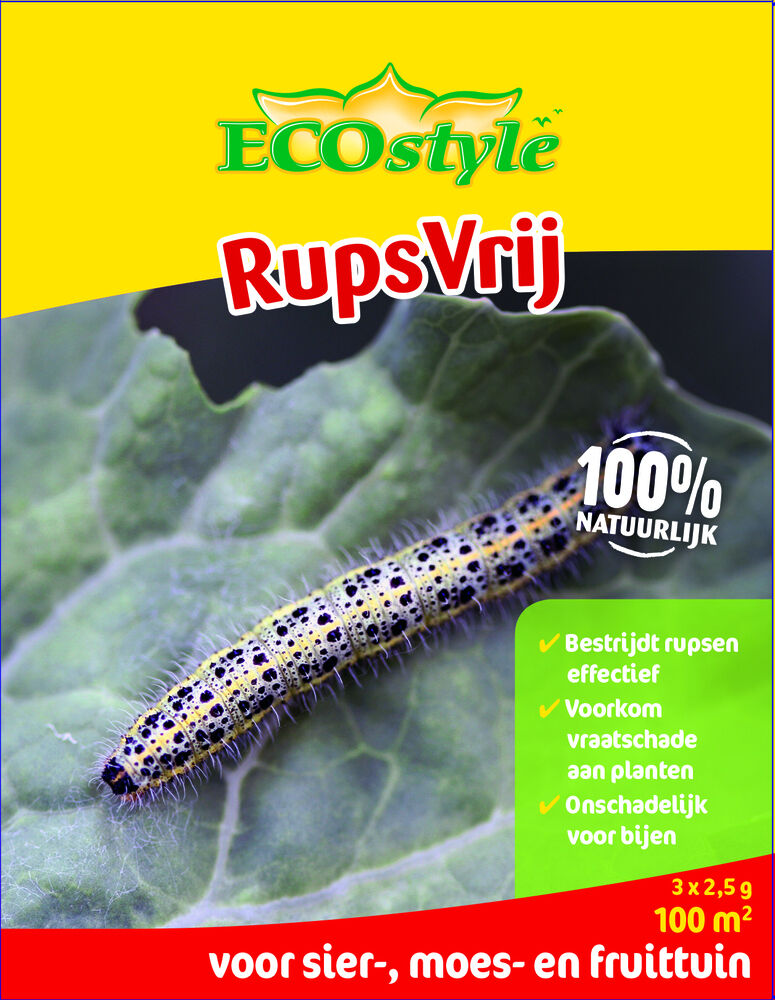 ECOstyle RupsVrij - Gewasbescherming - 25 - Vloeibaar concentraat ECOstyle RupsVrij - Gewasbescherming - 25 - Vloeibaar concentraat