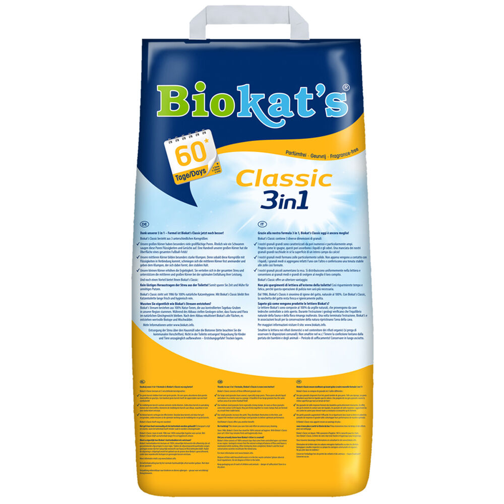 Biokat's Classic 3in1 - Kattenbakvulling - 18.00
