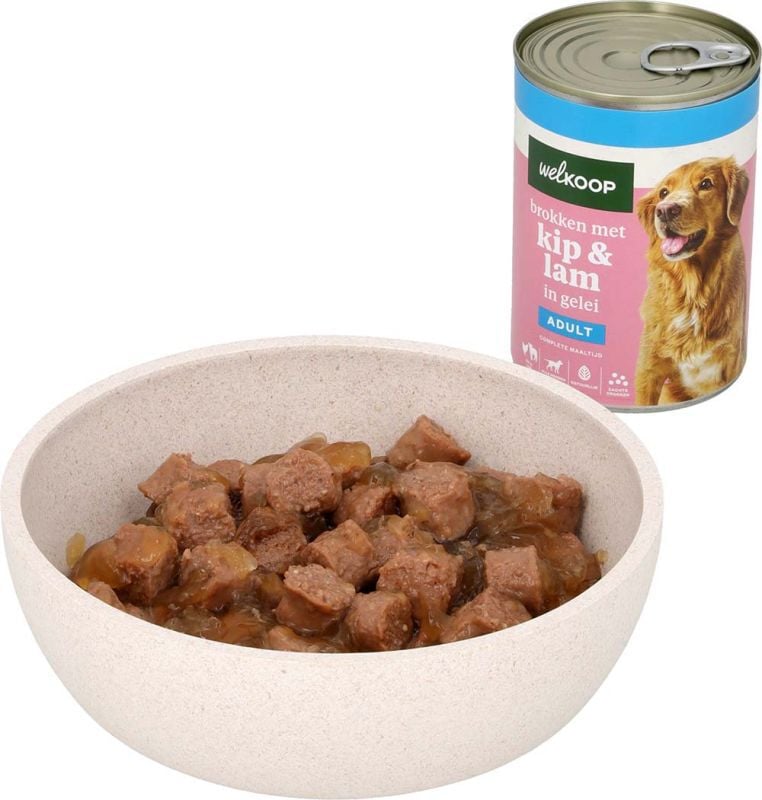 Welkoop Brokken in gelei - Hondenvoer - 400 - lam