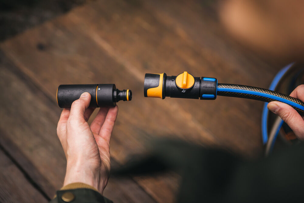 Fiskars Met aan-uit ventielen - Slangkoppeling - 19mm 3/4" - 19 mm
