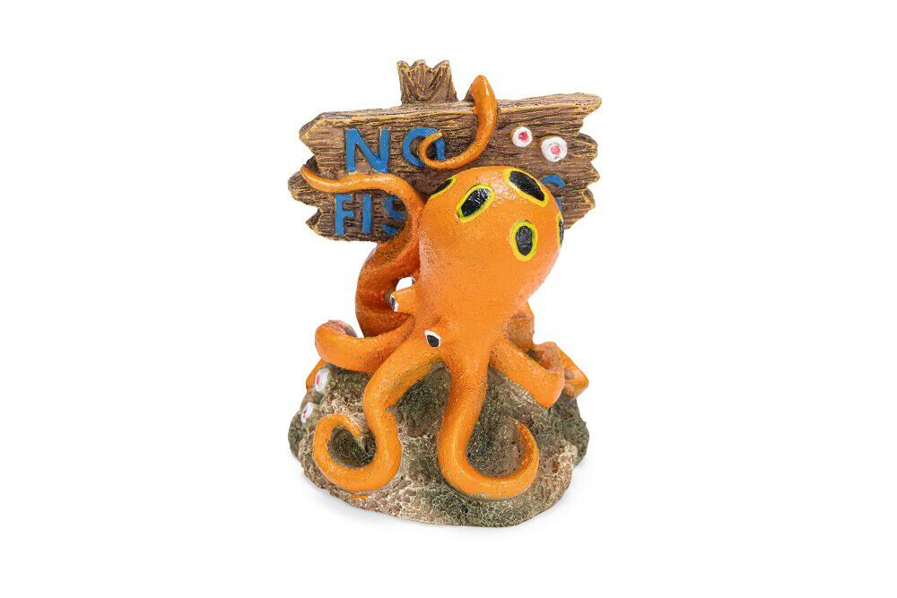 Beeztees No Fishing Octopus - Aquarium Ornament