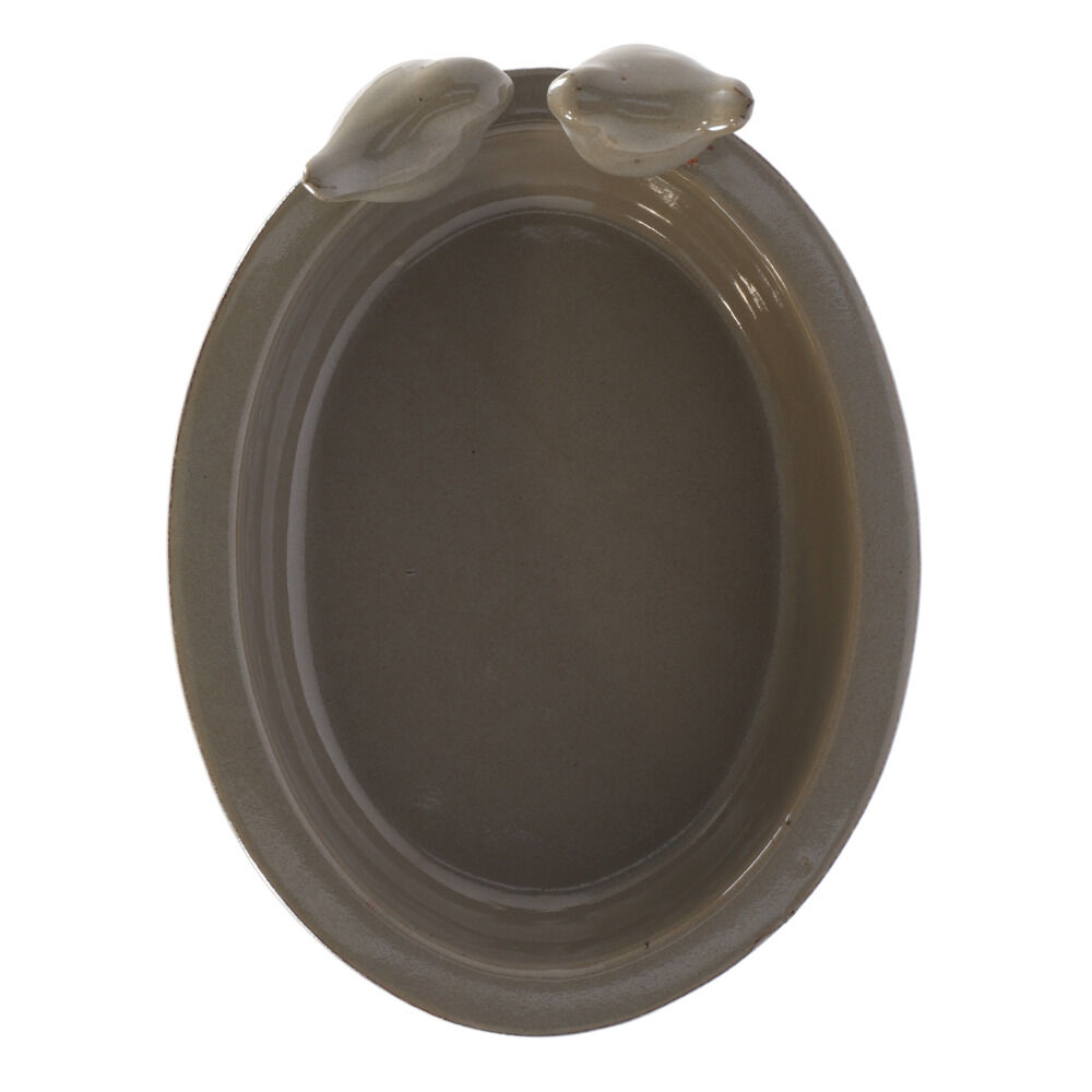 Best for Birds - Waterschaal ovaal - 11.00 cm - Grijs - 23.00 cm - Ovaal - 31.00 cm