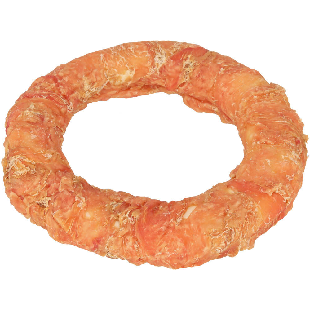 Welkoop - Kauwring Twist - Extra Kipsmaak - 32.60 cm - 27.80 cm - kip, rund - 6.00 cm