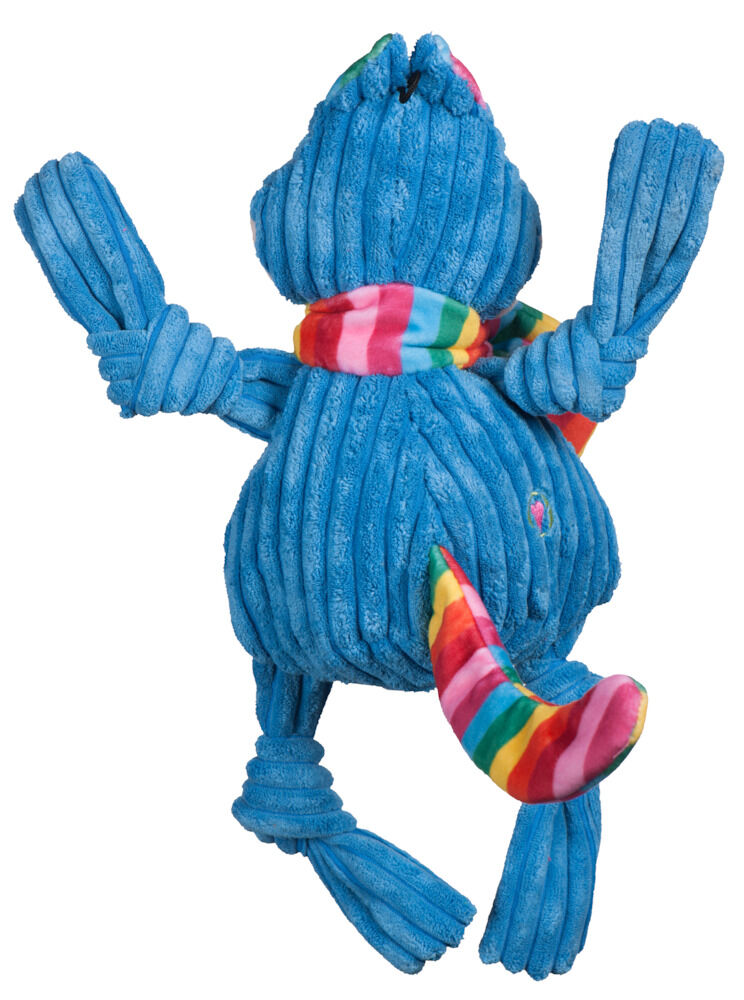 Huggle Hounds Kat - Knuffel - Hondenspeelgoed - 15.00 cm - blauw - 20.00 cm - XL - 20.00 cm