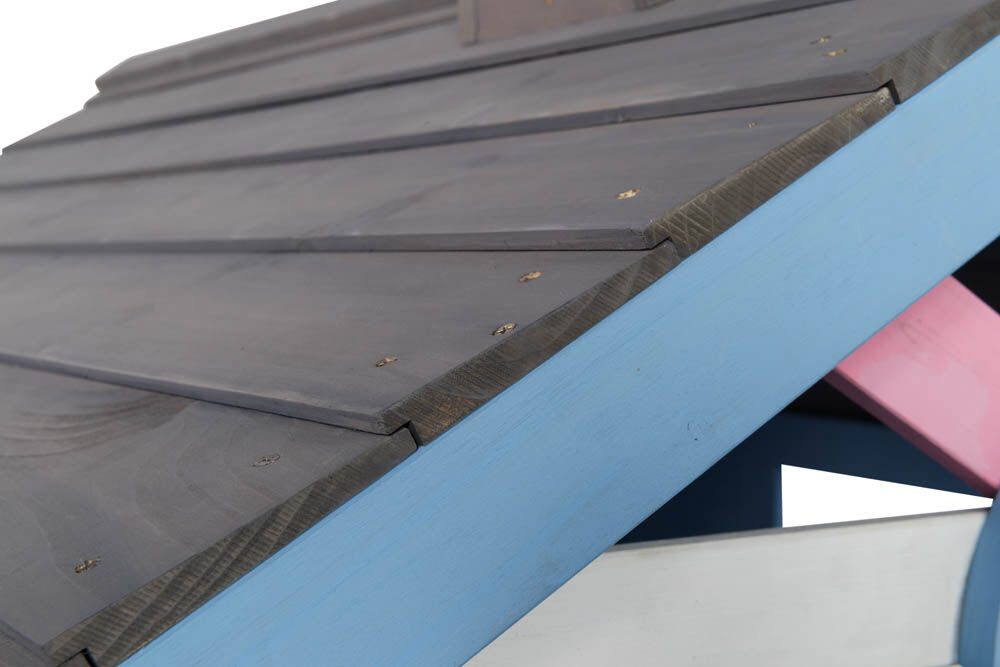 Swing King Icecream - Speelhuisje - 27 - Blauw - Hout