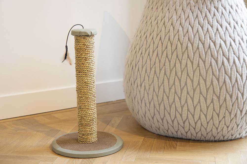 Beeztees Rofra - Krabpaal - Groen Beige - 10x30x10 cm