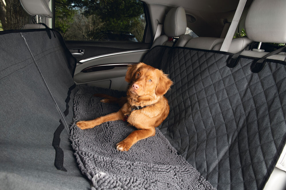 Dirty Dog - Autodeken - Hond - 1.00 cm - grijs - 148.00 cm - L - 136.00 cm