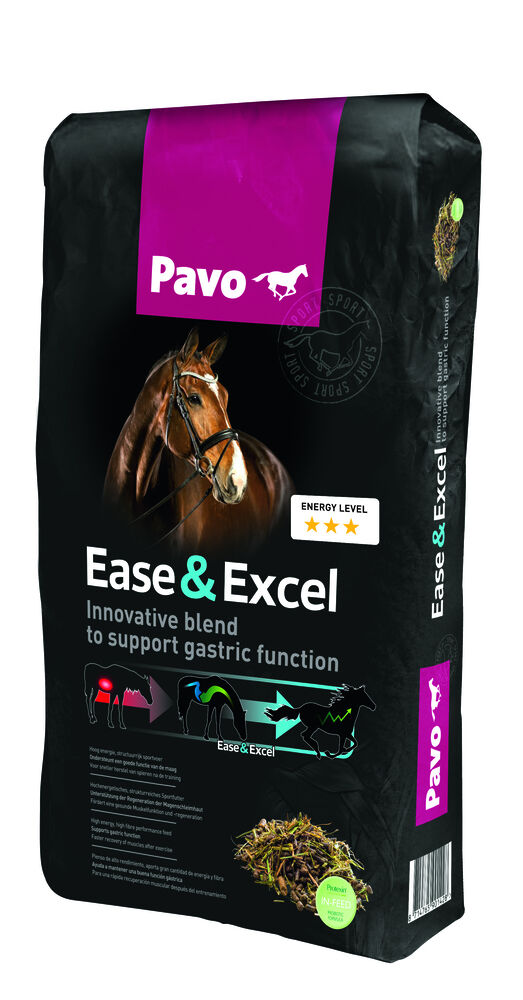 Pavo Ease&Excel - Sport/Prestatie - Paardenvoer - 3 - Zak