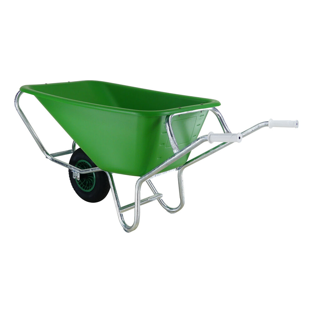 Altrad Fort F&S 165 Farm & Stable - Kruiwagen - 165 liter - Groen - 20 cm