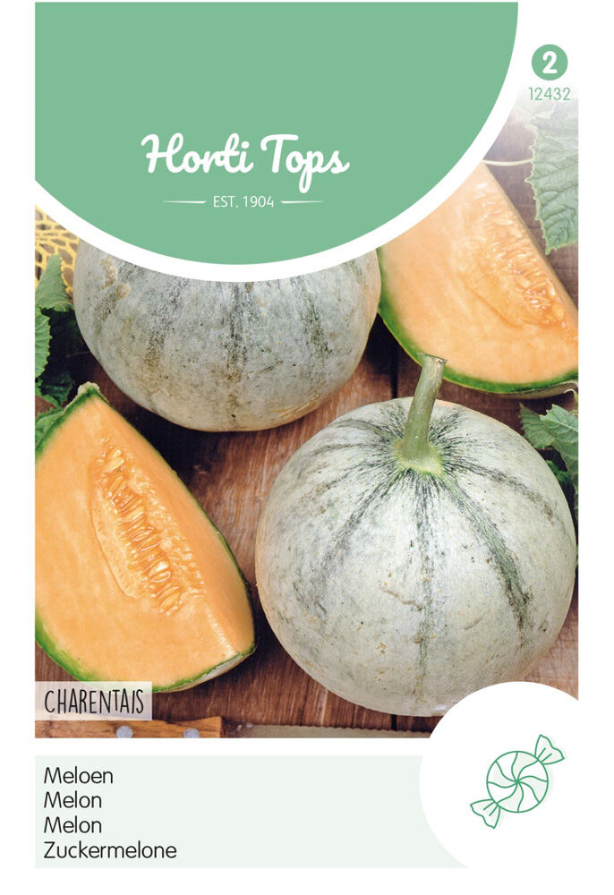 Hortitops Meloen Cucumis melo Charentais - Fruitzaden Hortitops Meloen Cucumis melo Charentais - Fruitzaden