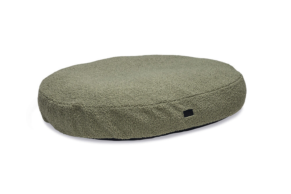 Designed by Lotte Yndis - Hondenkussen - Bouclé - Ovaal - 15.00 cm - Antraciet - 85.00 cm - XL - 115.00 cm