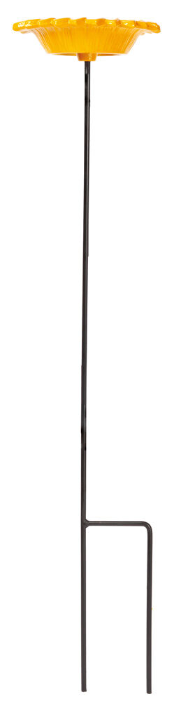 Bird Gift Zonnebloem -Voederschaal op steker - Ø15x72 cm