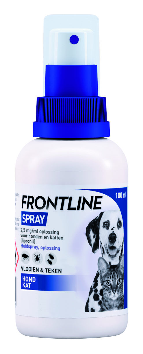 Frontline - Anti vlooien en teken - Spray - 17.00 cm - 250.00 - 10.00 cm - 6.50 cm