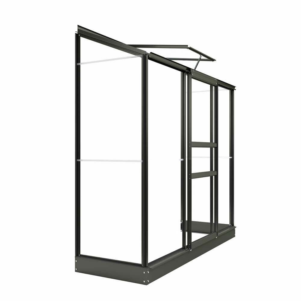 Royal Well Emma II - Muurkas - 194.00 cm - Groen/grijs - Veiligheidsglas - 194.00 cm - 69.00 cm