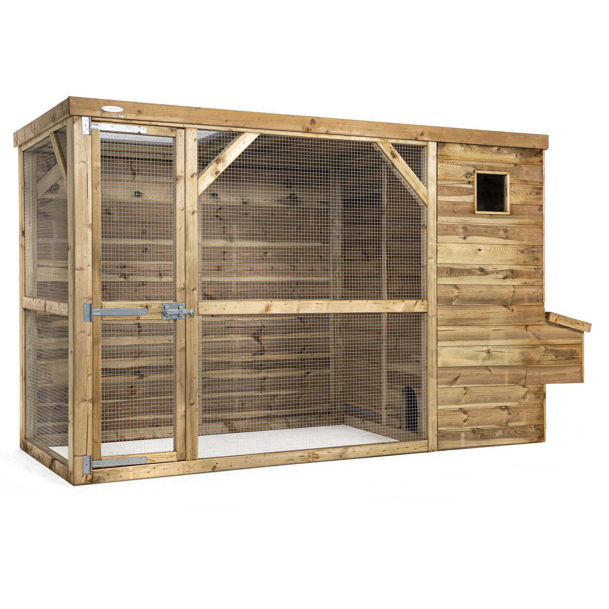 Voldux Toon - Kippenhok met ren Voldux Toon - Kippenhok met ren